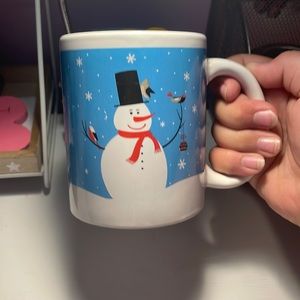 This mug is in good condition never used and there is a little scratch